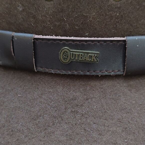 Outback Trading Company Pathfinder Tassy Crusher Wool Hat - Picture 2 of 15